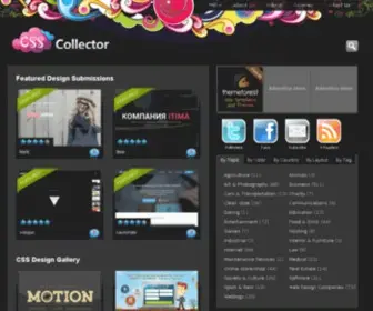 CSscollector.com(CSS Design Gallery) Screenshot