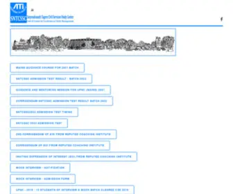 CSSCWB.in(Satyendranath Tagore Civil Services Study Centre) Screenshot