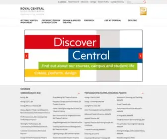 CSSD.ac.uk(The Royal Central School of Speech and Drama) Screenshot