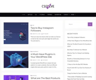 CSsdive.com(Web Design Resources) Screenshot