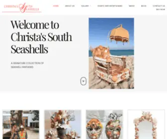 Csseashell.com(Seashell Home Décor & Accessories For Sale Palm Beach FL) Screenshot