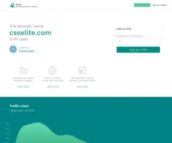 Csselite.com(CSS Showcase) Screenshot