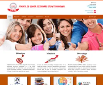 Cssemohali.com(Offical Website) Screenshot
