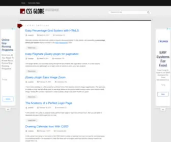 CSSglobe.com(CSS Globe) Screenshot