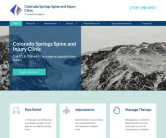 Cssichiro.com(Colorado Springs Spine & Injury Clinic) Screenshot