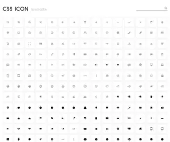 Cssicon.space(CSS ICON) Screenshot