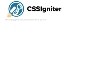 Cssigniter.net(Be Right Back) Screenshot