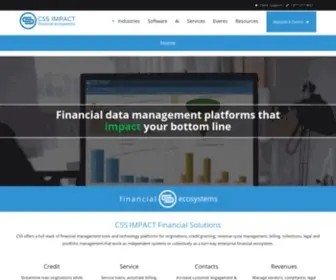 Cssimpact.com(Enterprise Financial Ecosystem Platforms) Screenshot