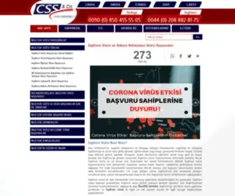CSslegal.com(İngiltere vizesi ve Ankara Antlaşması Vizesi) Screenshot