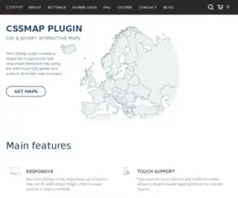 CSsmapsplugin.com(CSS & jQuery interactive maps) Screenshot