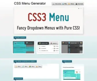 CSsmenu-Generator.com(Css Menu Generator) Screenshot