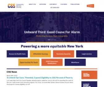 CSSNY.org(The community service society of new york (css)) Screenshot
