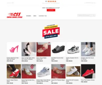 Cssonlineshop.com(China Shoes Store) Screenshot