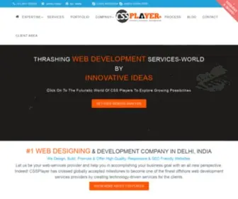 CSSplayer.com(Web Development Company India) Screenshot