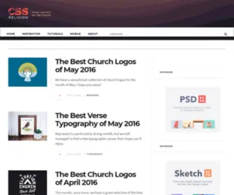 CSsreligion.com(Church Design Inspiration & Religious Websites) Screenshot