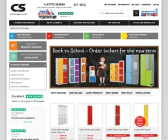 CSstorage.co.uk(School locker & Replacement Locker Keys Specialists) Screenshot