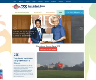 CSStrucoach.in(Center for Sports Science (CSS)) Screenshot