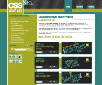 CSsvideos.com(CSS) Screenshot