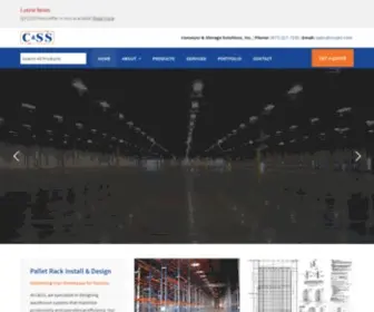 CSsyes.com(Conveyor and Storage Solutions) Screenshot