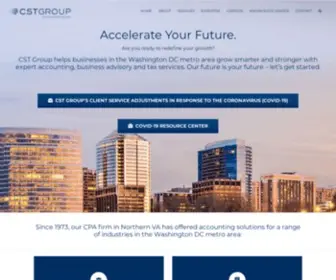 CST-Cpa.com(Accounting & CPA Firm in Northern VA) Screenshot