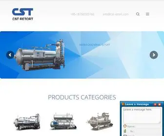 CST-Retort.com(Retorts-Guiguan Machinery Co., Ltd) Screenshot