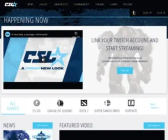 Cstarleague.com(Collegiate Starleague) Screenshot
