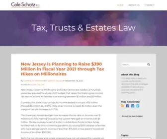 Cstaxtrustestatesblog.com(Tax, Trusts & Estates Law) Screenshot