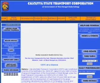 CSTC.org.in(( A Government of West Bengal Undertaking )) Screenshot