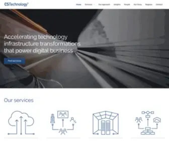 Cstechnology.com(IT & Cloud Infrastructure Services & Solutions) Screenshot