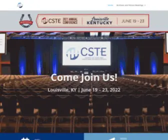 Csteconference.org(CSTEConference 2021) Screenshot