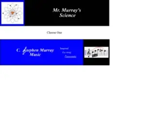 Cstephenmurray.com(Mr Murray's Science and Music) Screenshot