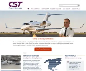 CSTflightservices.com(CST Flight Services) Screenshot