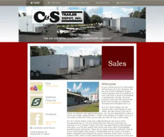 CStrailerdepot.com(C&S Trailer Depot) Screenshot