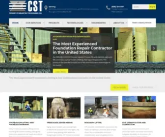 CSTstabilization.com(CST Concrete Leveling) Screenshot