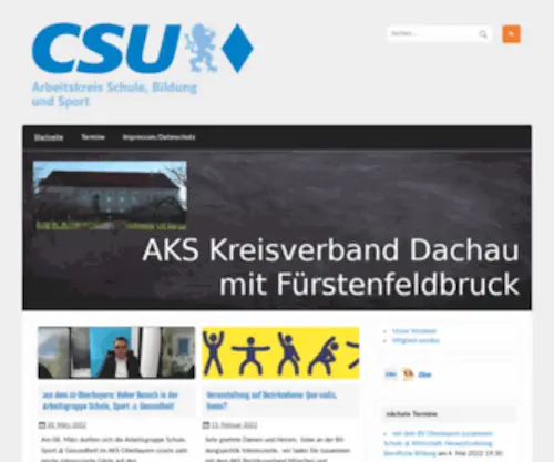 Csu-AKS-Dachau.de(CSU AKS Dachau) Screenshot