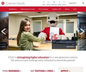 Csuci.edu(California State University Channel Islands (CI)) Screenshot