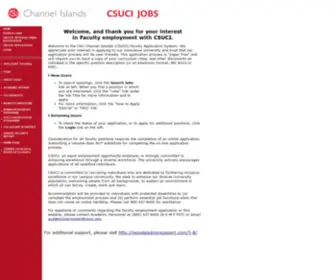 Csucifacultyjobs.com(The Online Employment System) Screenshot