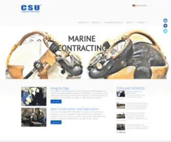 Csugulfcoast.com(Underwater Pipeline Survey) Screenshot