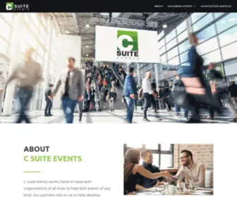 Csuite-Events.com(C Suite Events) Screenshot