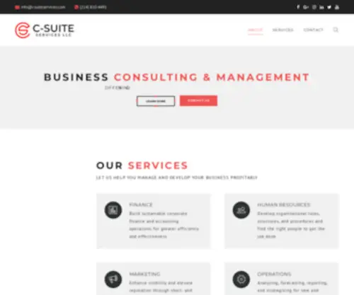 Csuiteservices.com(C-Suite Services, LLC) Screenshot