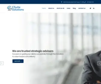 Csuitesolutions.com(CSuite Solutions) Screenshot