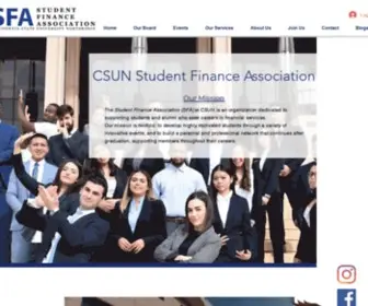 Csunsfa.com(CSUN SFA) Screenshot