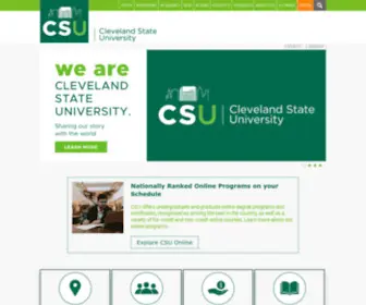 Csuohio.edu(Cleveland State University) Screenshot