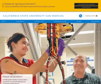 Csusm.edu(California state university san marcos) Screenshot