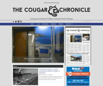 Csusmchronicle.com(The Cougar Chronicle) Screenshot