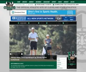 Csuvikings.com(Cleveland State University) Screenshot