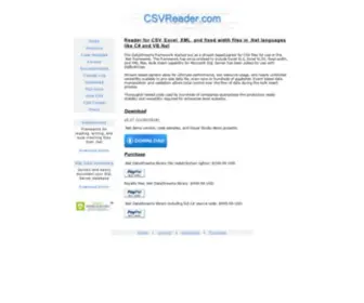 CSvreader.com(CSV Reader) Screenshot
