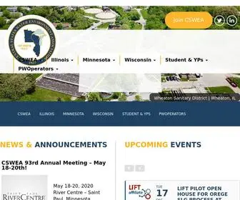 Cswea.org(Central States Water Environment Association) Screenshot