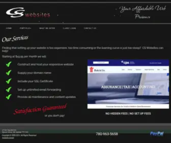 Cswebsites.com(Finding that setting up your website) Screenshot