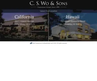 Cswoandsons.com(Wo & Sons) Screenshot